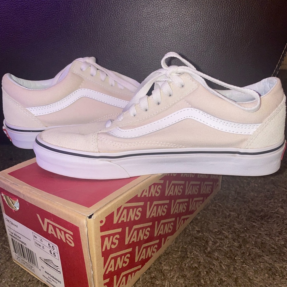 Vans, Men 5.0, Women 6.5, Beige